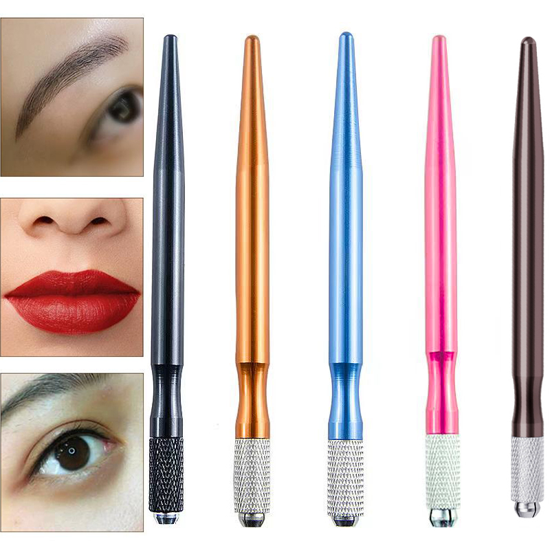 Embroidery Needle Pen - 3pcs Microblading Manual Tattoo Pen Set
