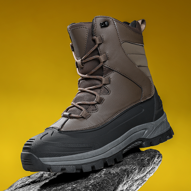 Embroidery Cotton - Men's Non-Slip Warm Hiking Shoes Winter