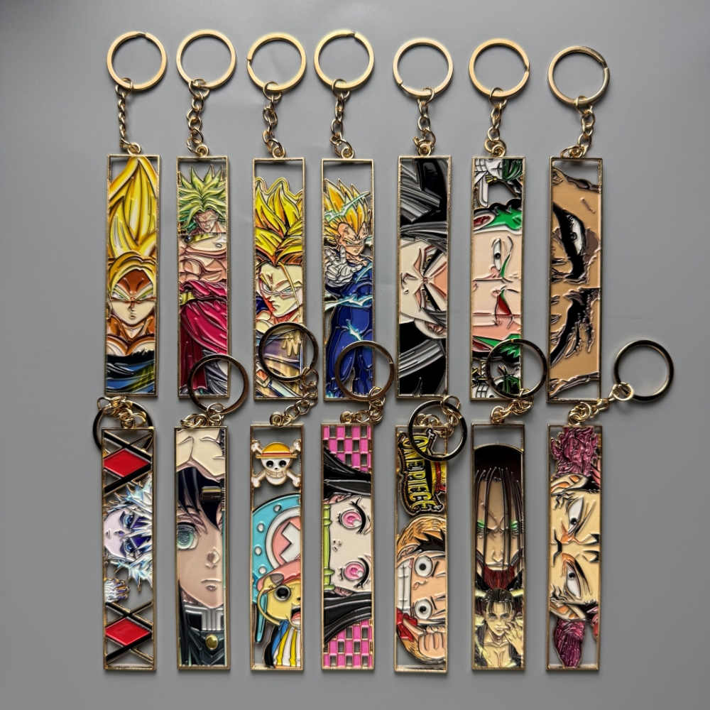 Embroidery Hoop - Anime Metal Hollow Out Keychains Cute