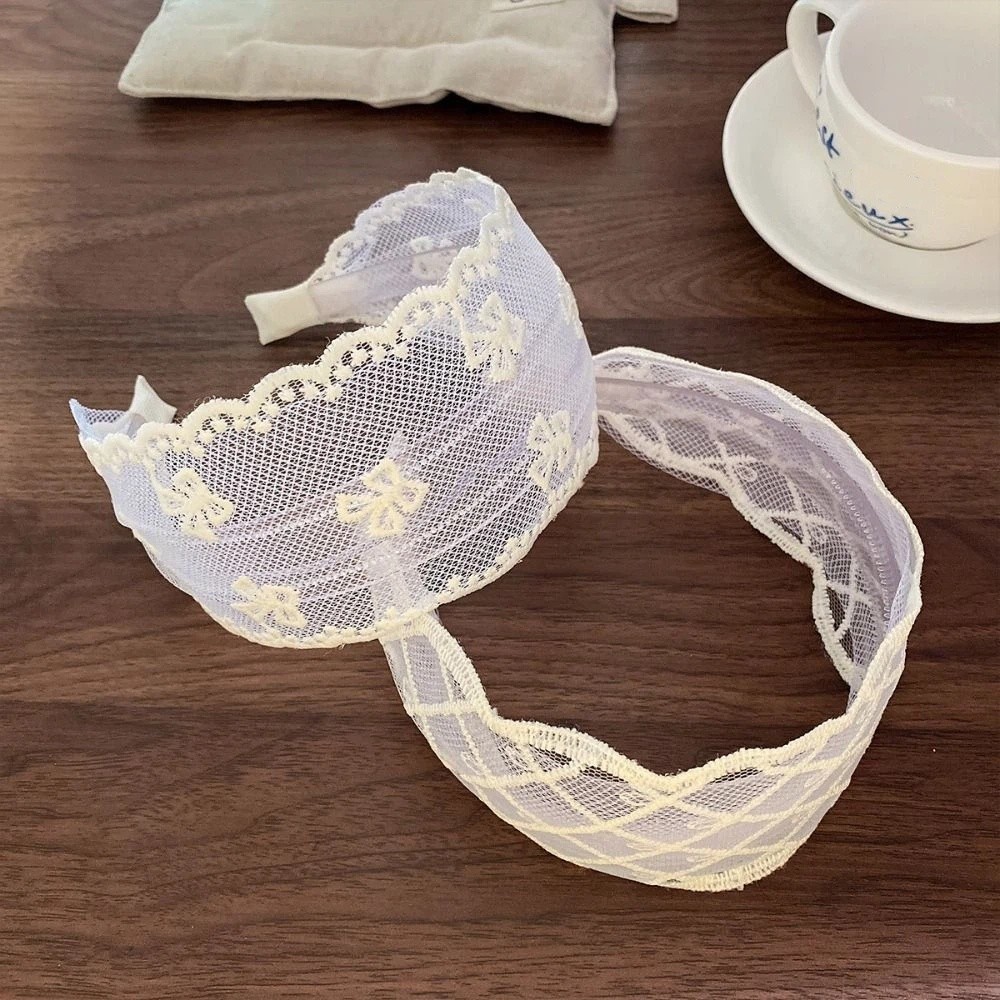 Embroidery Hoop - Cute Korean Style Embroidery Lace Headband