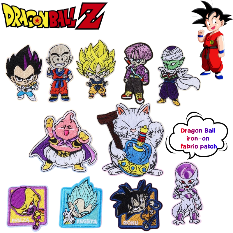 Embroidery Patch - New Dragon Ball Son Goku Vegeta