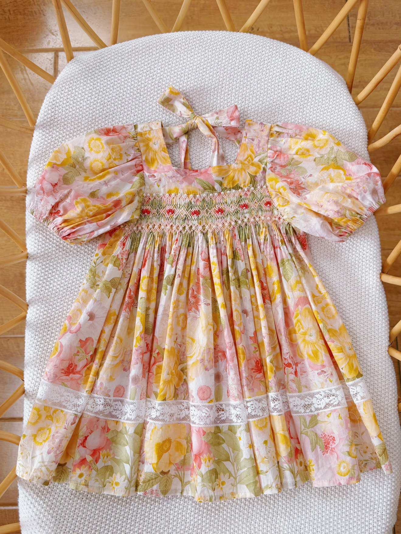 Summer Girls Handmade Embroide – обзор и цена Embroidery Yellow Dress