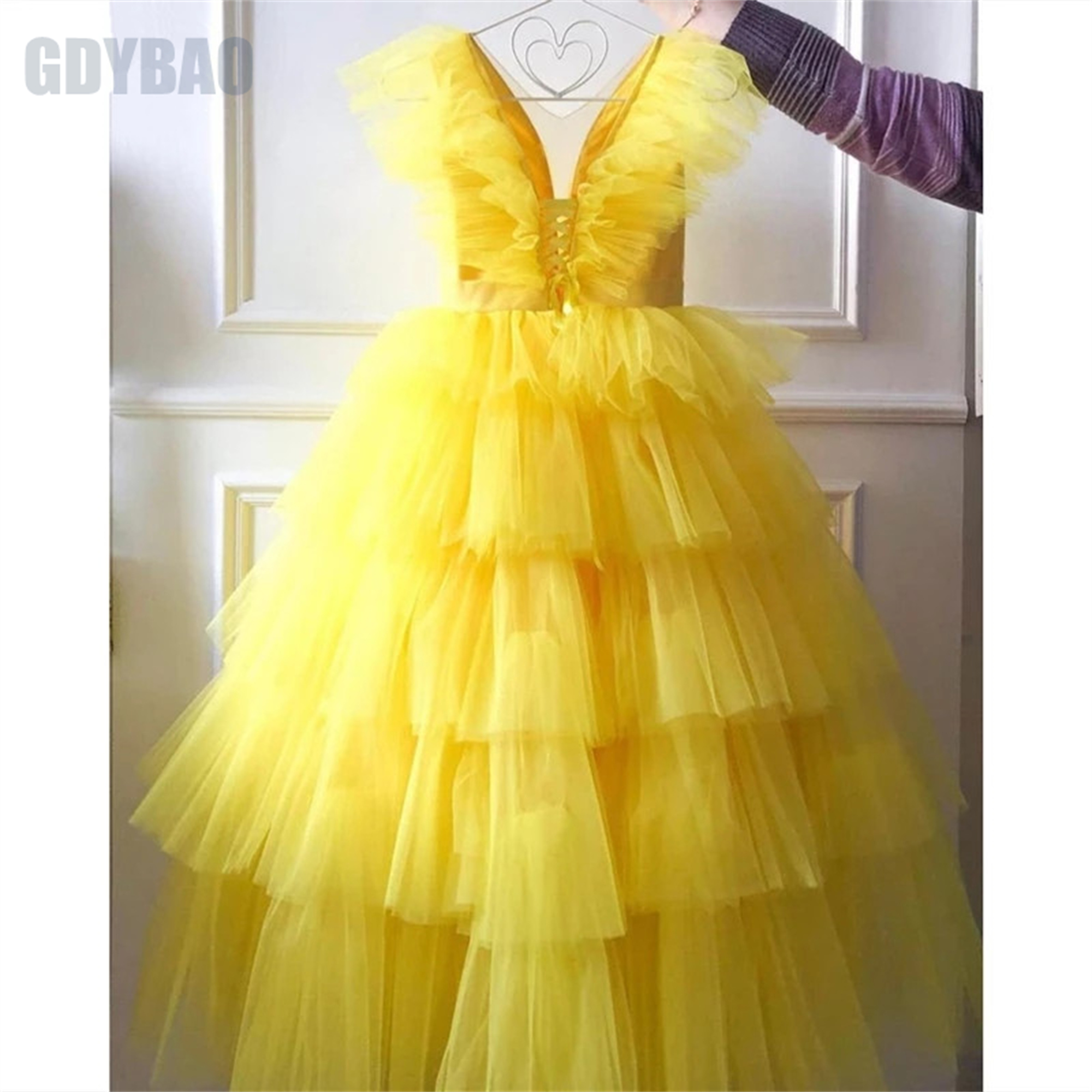 Pink /Yellow /Lavender /Ruffle – обзор и цена Embroidery Yellow Dress