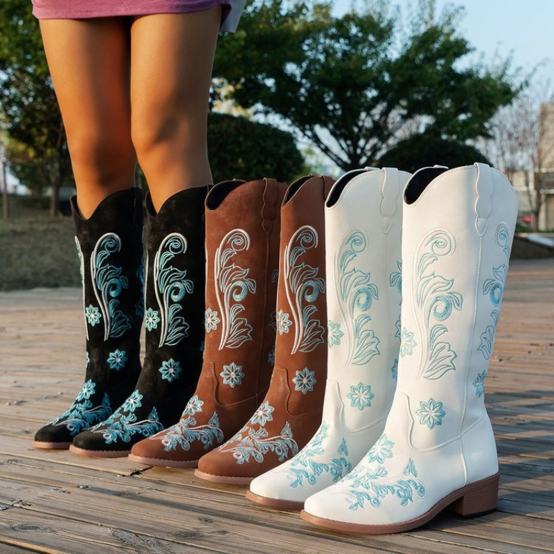 Retro Women Boot Fashion Women – обзор и цена Embroidery Design