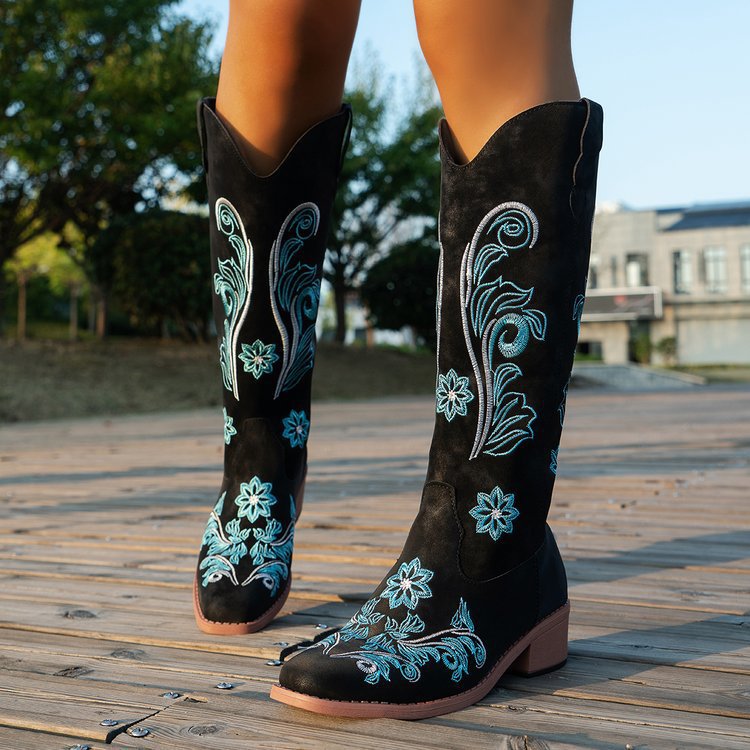 Retro Women Boot Fashion Women – обзор и цена Embroidery Design