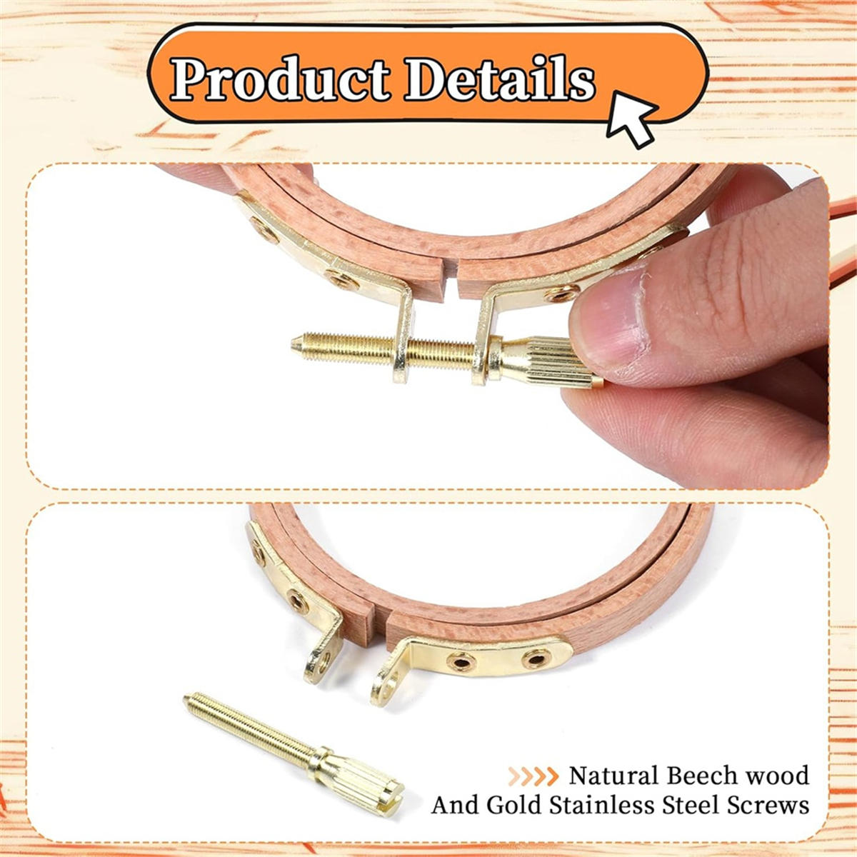 3 Pack 3 Inch Embroidery Hoop  – обзор и цена Embroidery Hoop