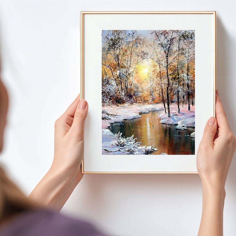 HUACAN Diamond Painting Winter – обзор и цена Embroidery Xmas