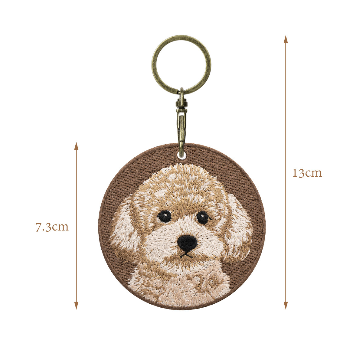 1 Piece Embroidered Dog Patch  – обзор и цена Embroidery Xmas