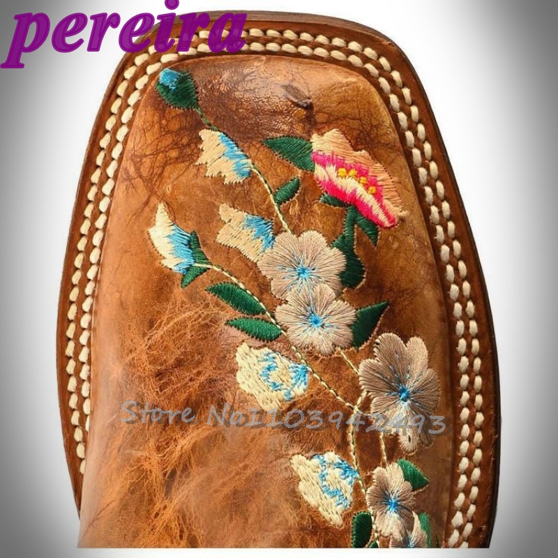 Embroidered Flower Boots Rose  – обзор и цена Embroidery Flower