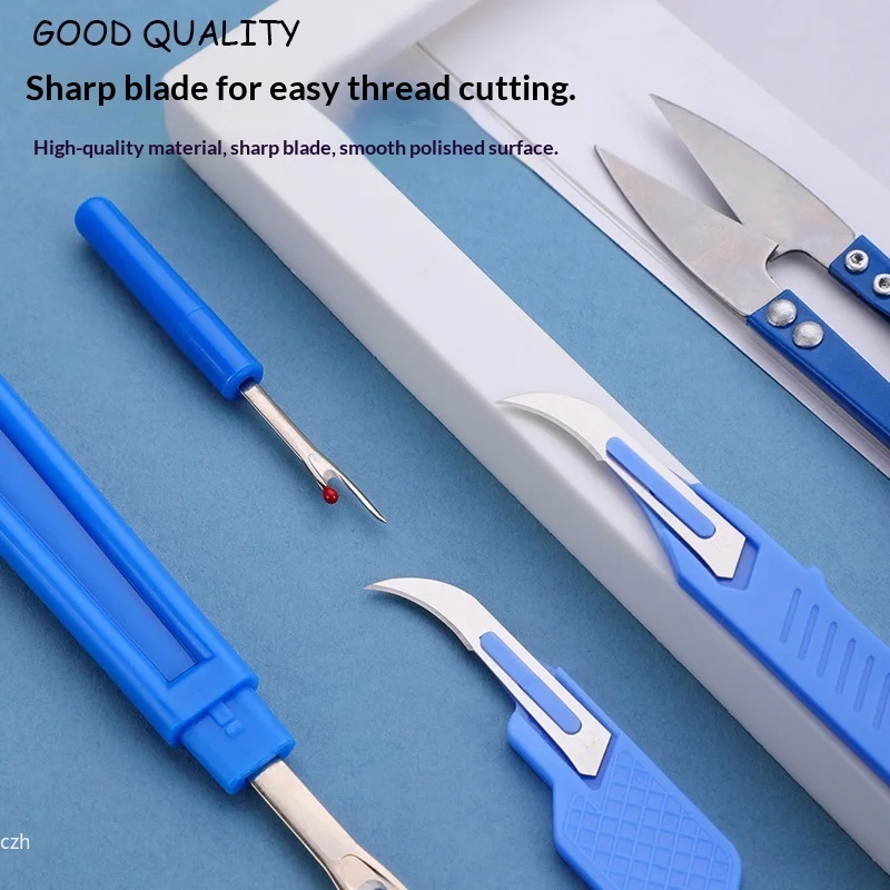 5Pcs Blue Sewing Ripper Kit wi – обзор и цена Embroidery Removal Tool