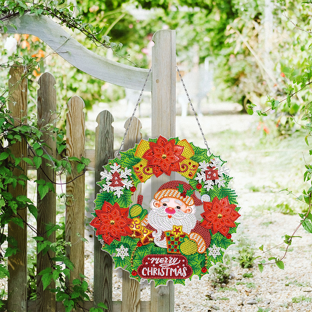 Christmas Wreath with LED Ligh – обзор и цена Embroidery Xmas