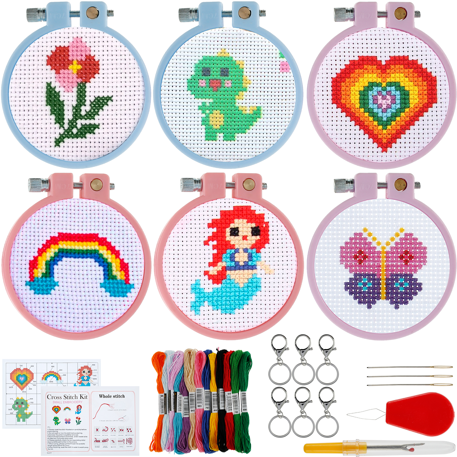 6Pcs Embroidery Beginner Kits  – обзор и цена Embroidery Removal Tool