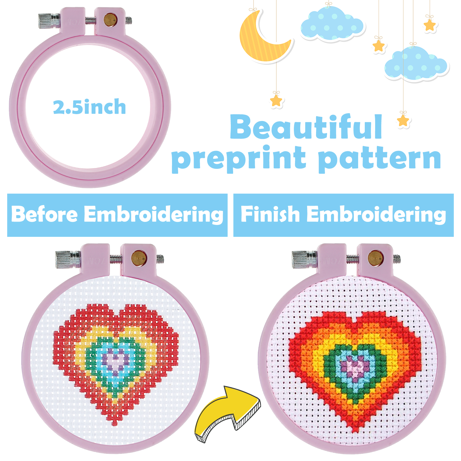 6Pcs Embroidery Beginner Kits  – обзор и цена Embroidery Removal Tool
