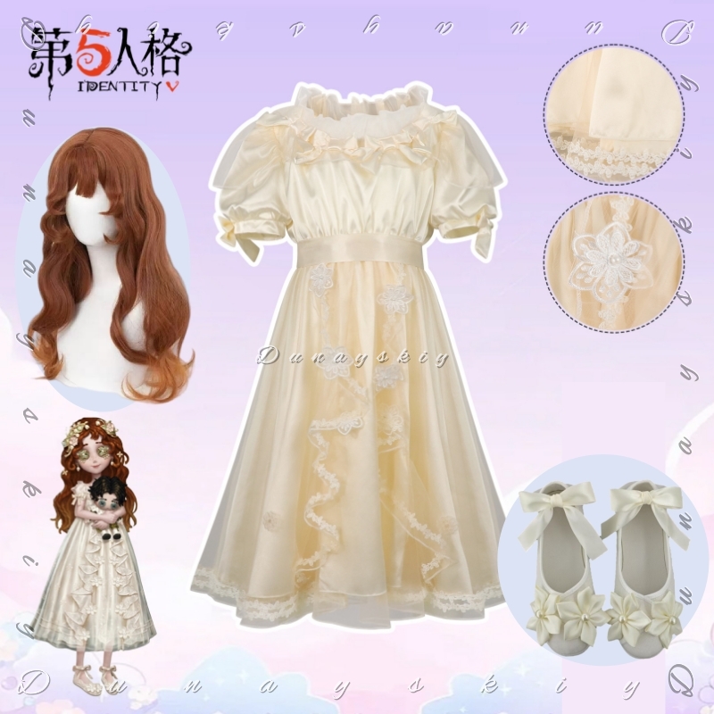 Identity V Little Girl Oedipus – обзор и цена Embroidery Yellow Dress