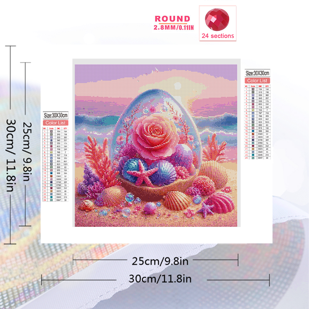 EverShine Diamond Painting Sea – обзор и цена Embroidery Egg