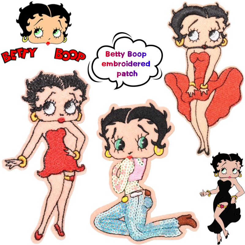 Betty Boop Patch High Color Va – обзор и цена Embroidery Patch