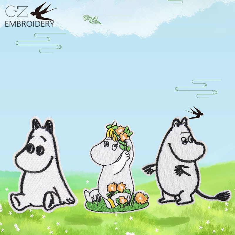 Moomin Cute Cartoon Embroidere – обзор и цена Embroidery Patch