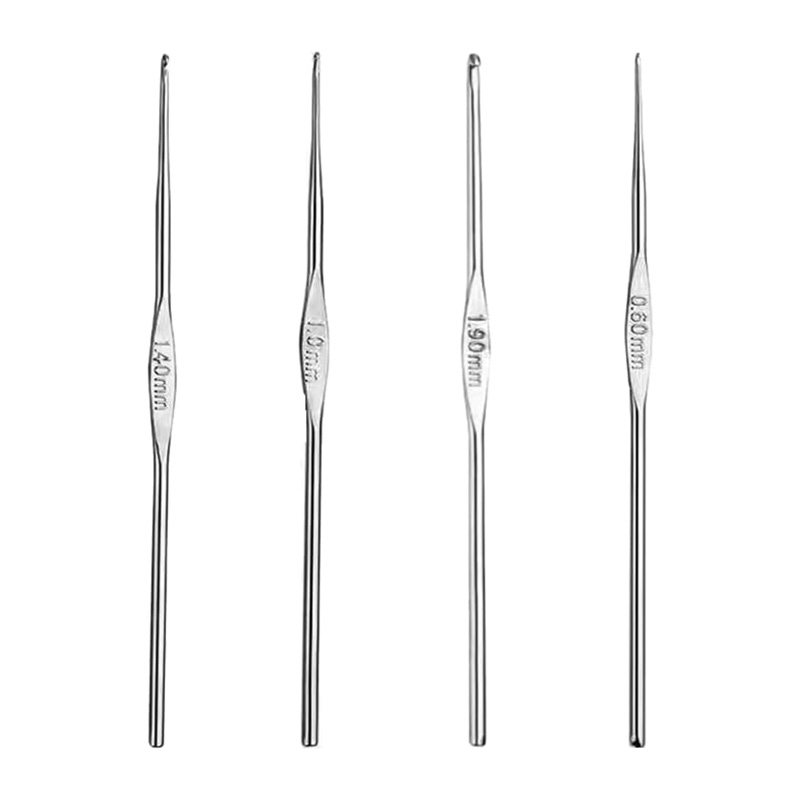 4 Pcs Stainless Steel Crochet  – обзор и цена Embroidery Needles