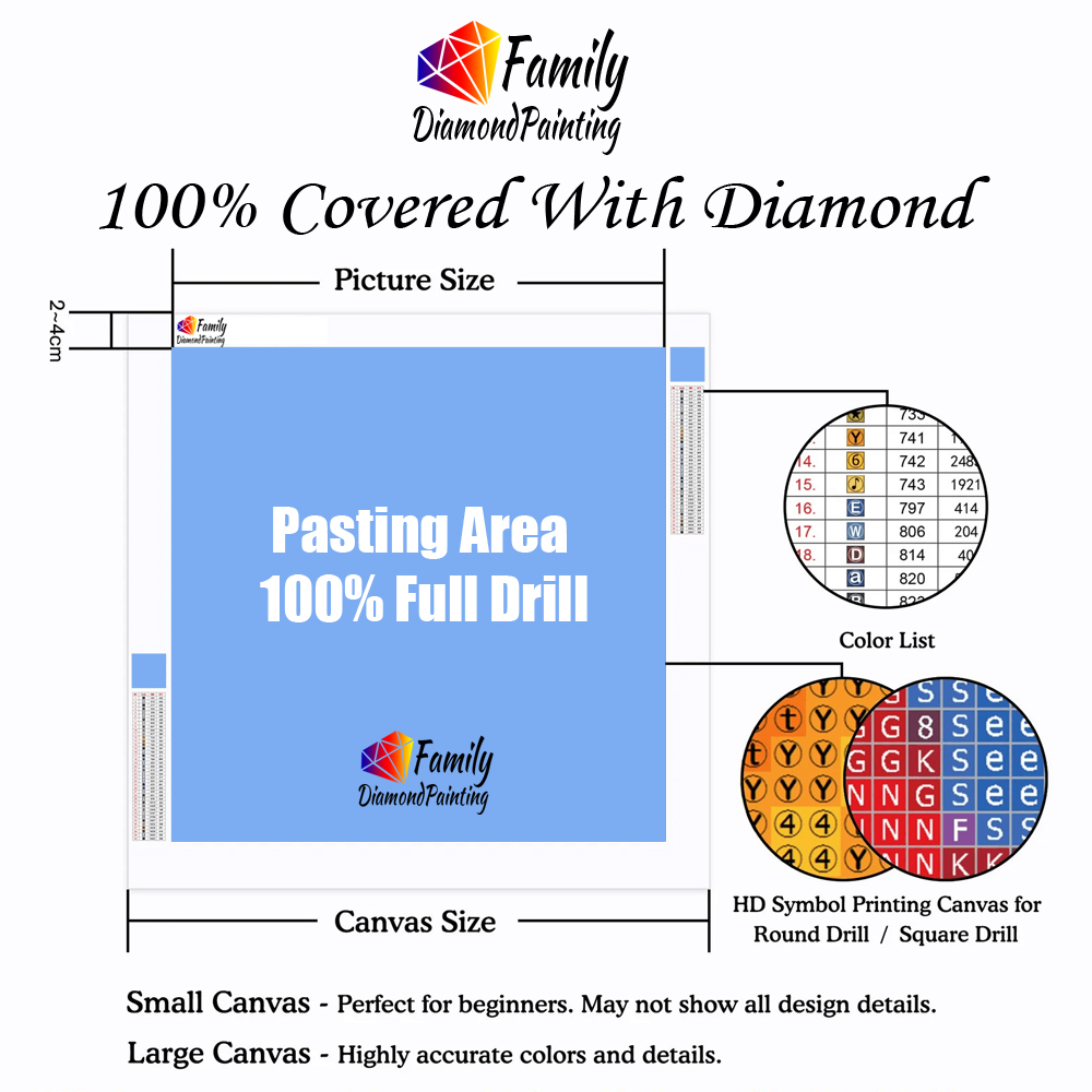Diamond Painting Family Full F – обзор и цена Embroidery Egg