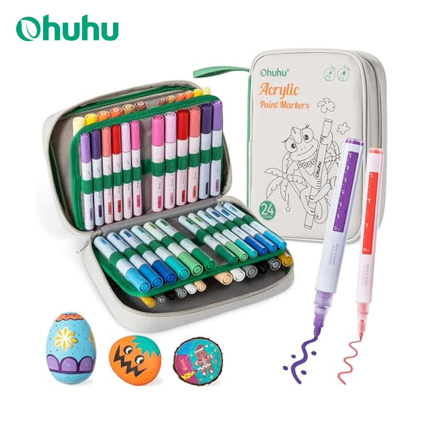 Ohuhu Acrylic Paint Markers 48 – обзор и цена Embroidery Egg