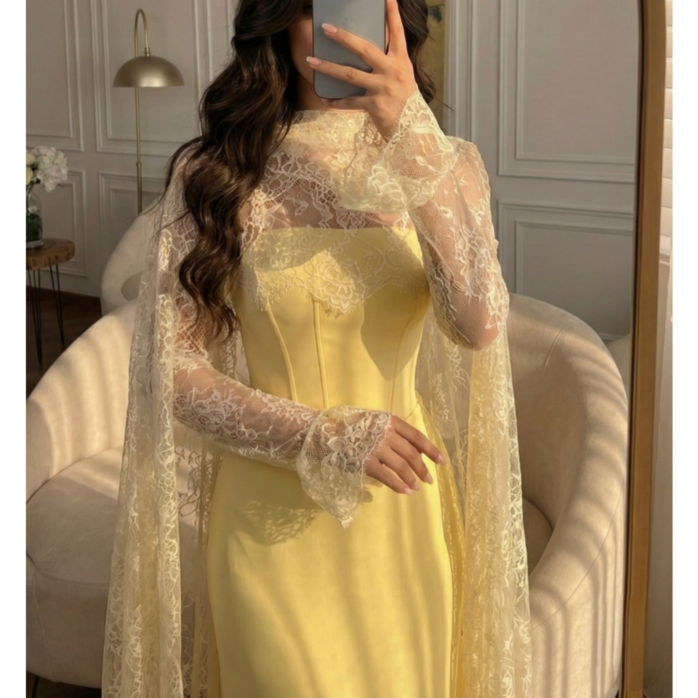 Yellow Lace Elegant Prom Dress – обзор и цена Embroidery Yellow Dress