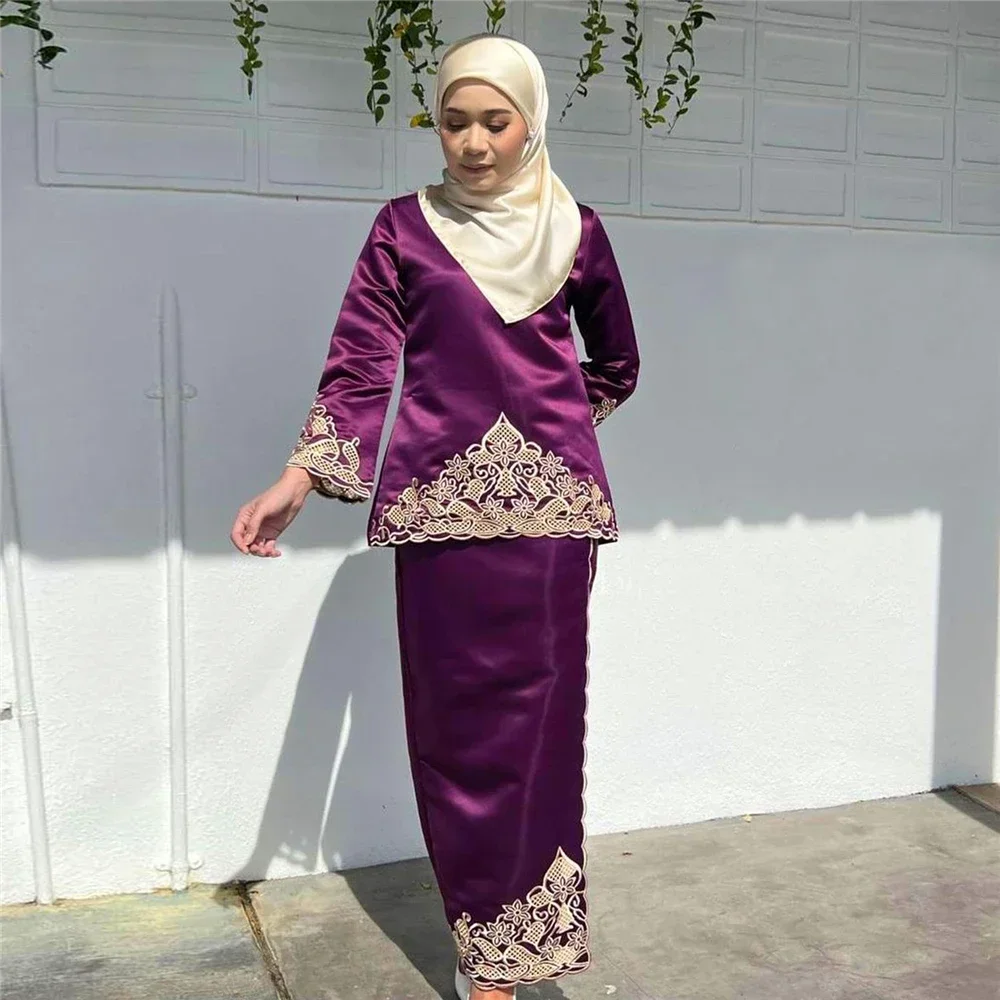 Fashion Women Two Pieces Abaya – обзор и цена Embroidery Baju