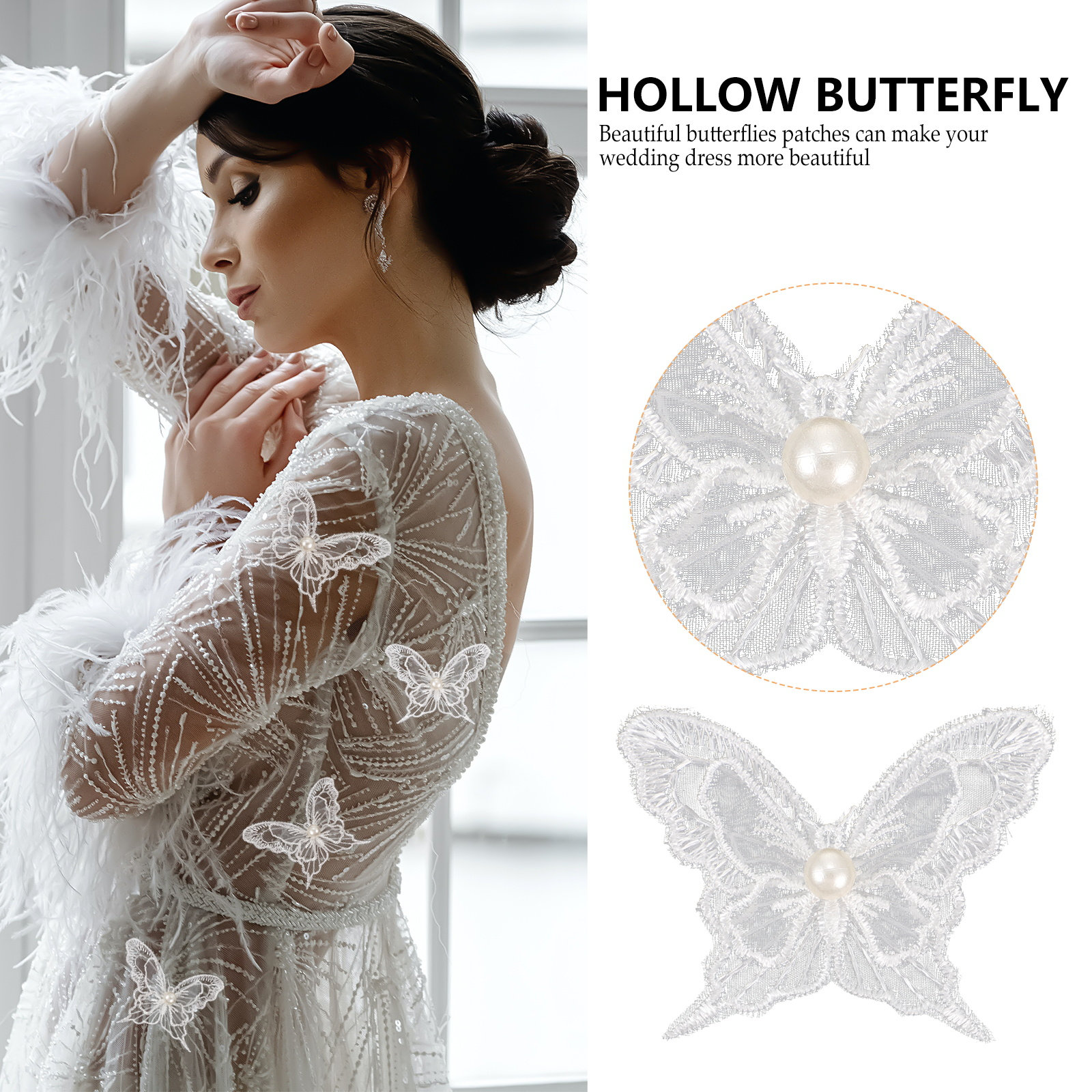 10Pcs Artistic Butterflies Emb – обзор и цена Embroidery Patch