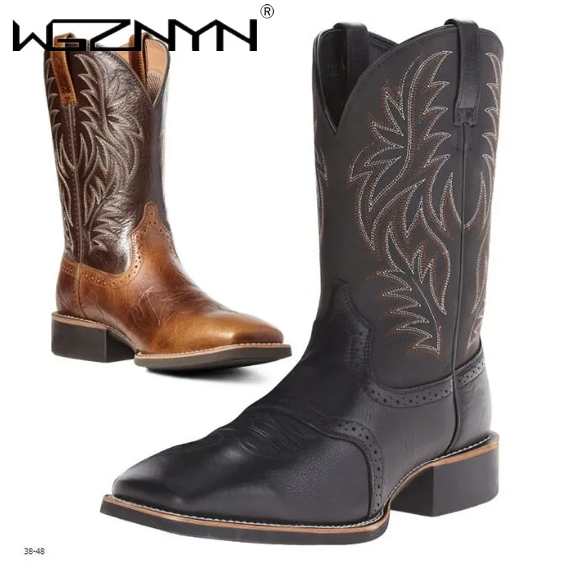 Men High Boots Embroidery Retr – обзор и цена Embroidery Design