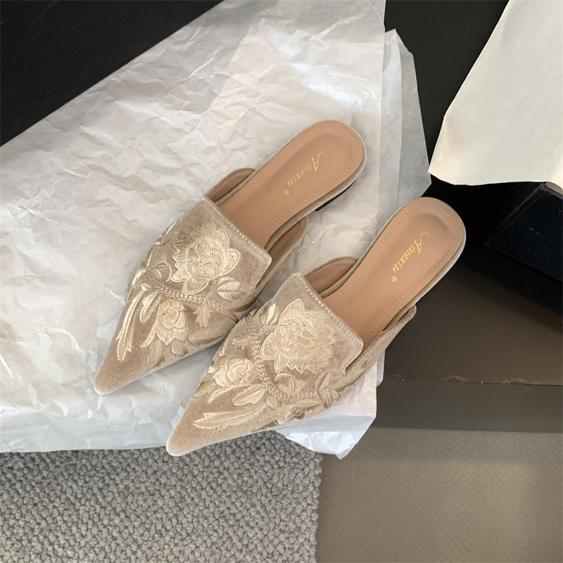 2026 New Women's Shoes Embroid – обзор и цена Embroidery Flower