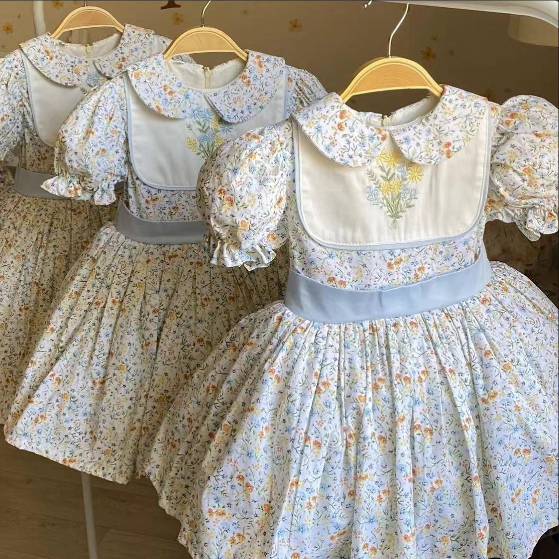 0-12Y Baby Girl Summer Flower  – обзор и цена Embroidery Yellow Dress