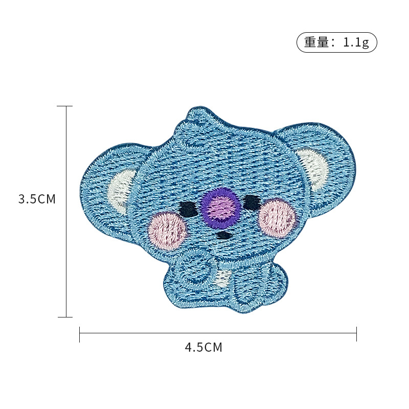 BT121 Cartoon Animal Embroider – обзор и цена Embroidery Patch