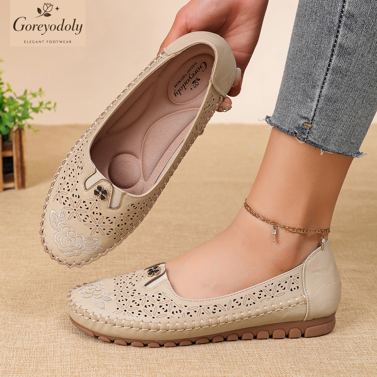 Goreyodoly women loafers flora – обзор и цена Embroidery Design