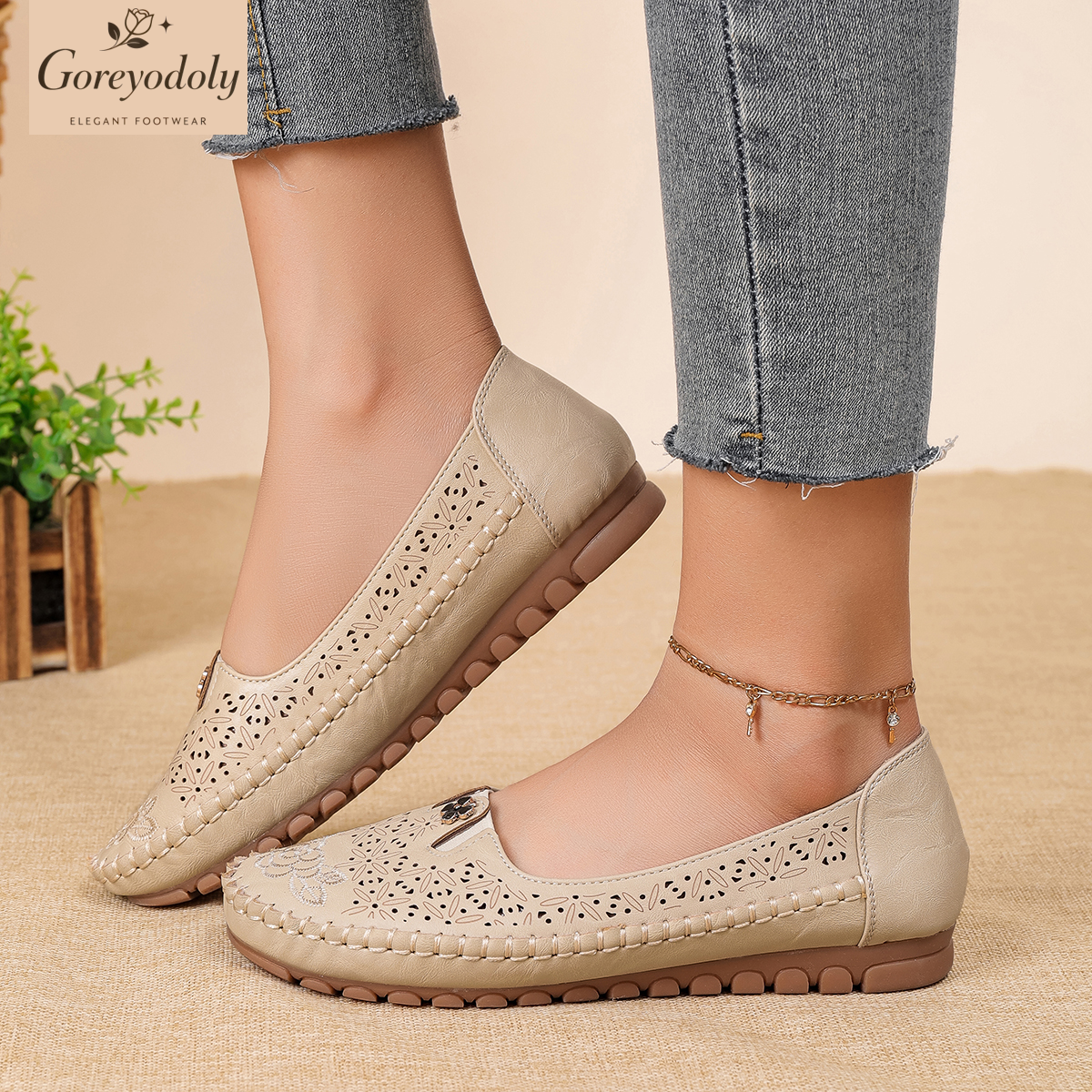 Goreyodoly women loafers flora – обзор и цена Embroidery Design