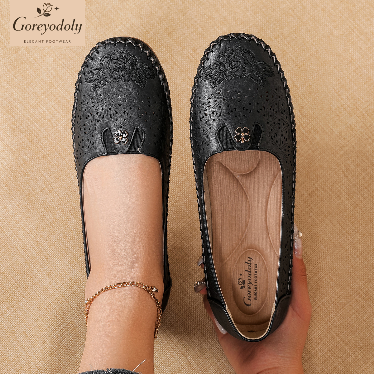Goreyodoly women loafers flora – обзор и цена Embroidery Design