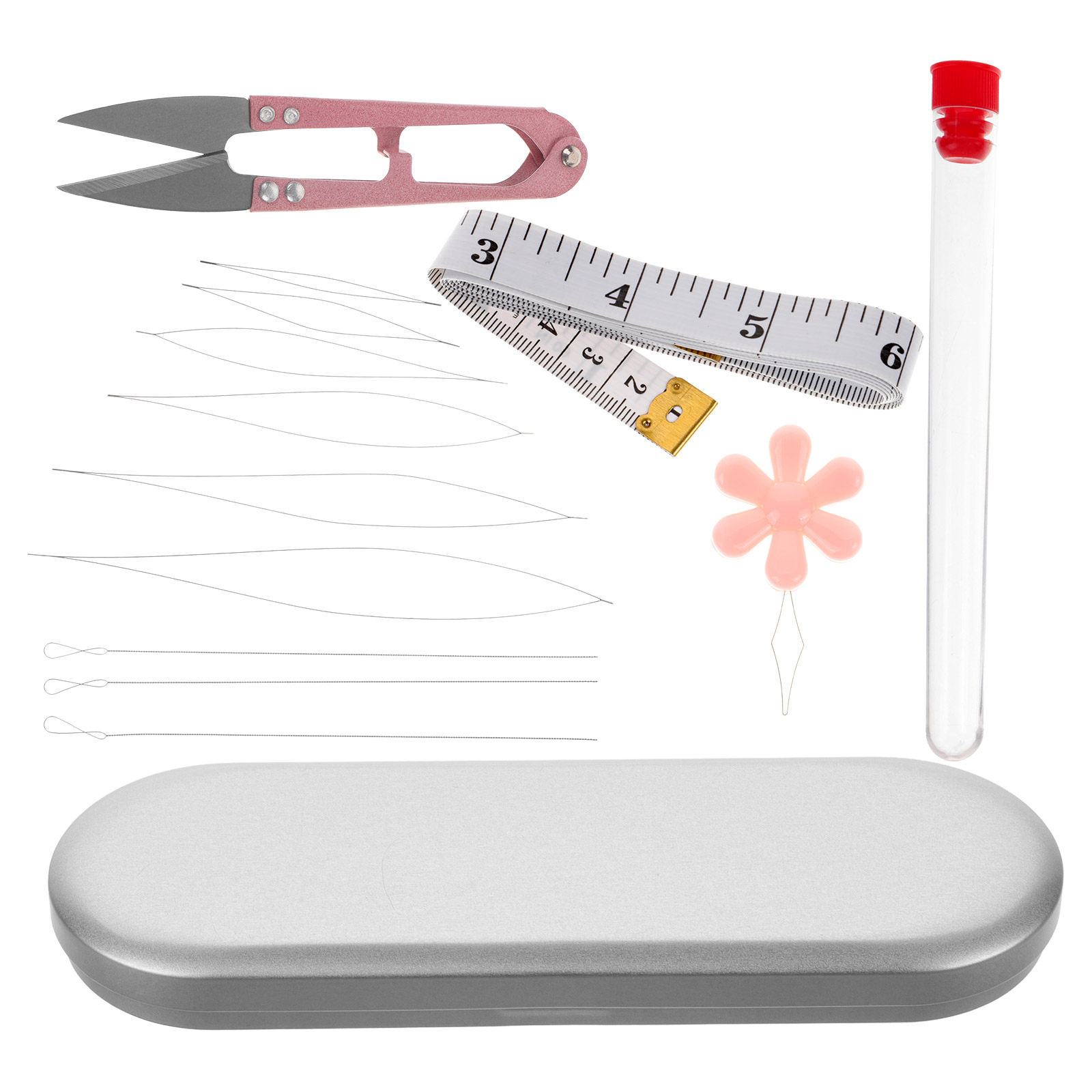 1Set Beading Needle Threader K – обзор и цена Embroidery Needles
