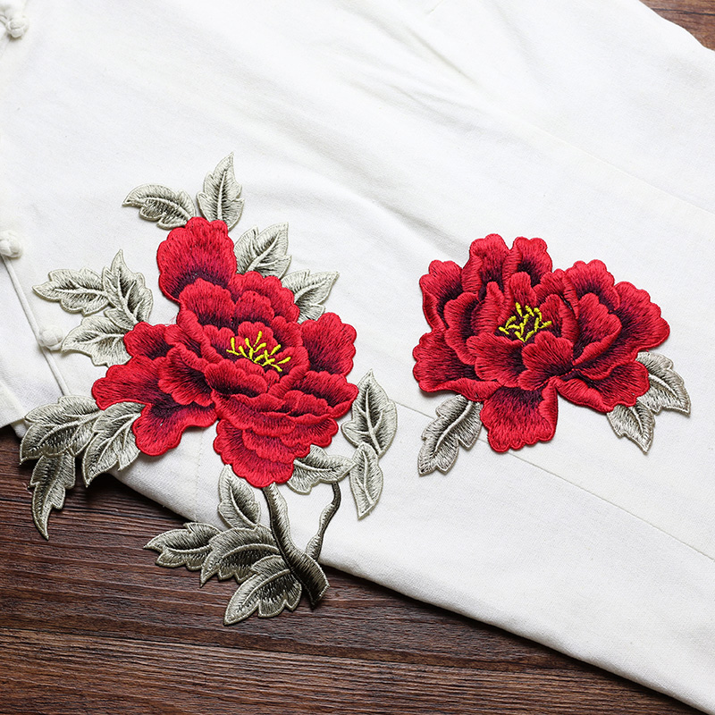 1 Pair Red Pink Yellow Embroid – обзор и цена Embroidery Yellow Dress