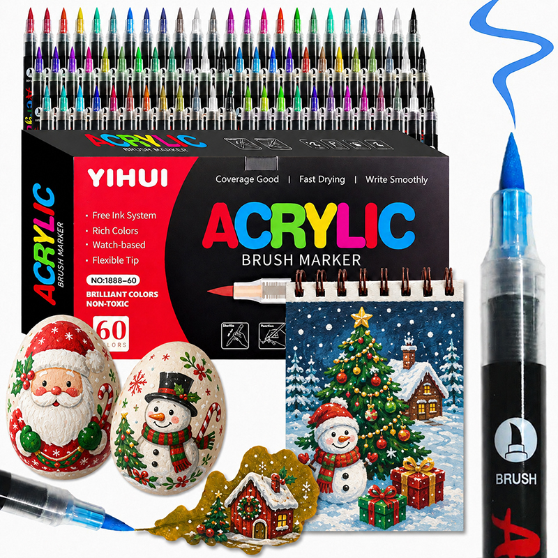 12-60 Colors Acrylic Paint Mar – обзор и цена Embroidery Egg