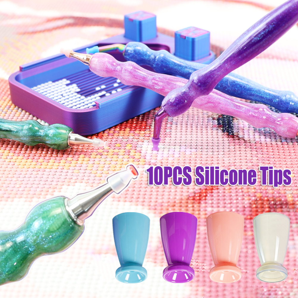 10PCS Mini Silicone Tips For D – обзор и цена Embroidery Needle Pen