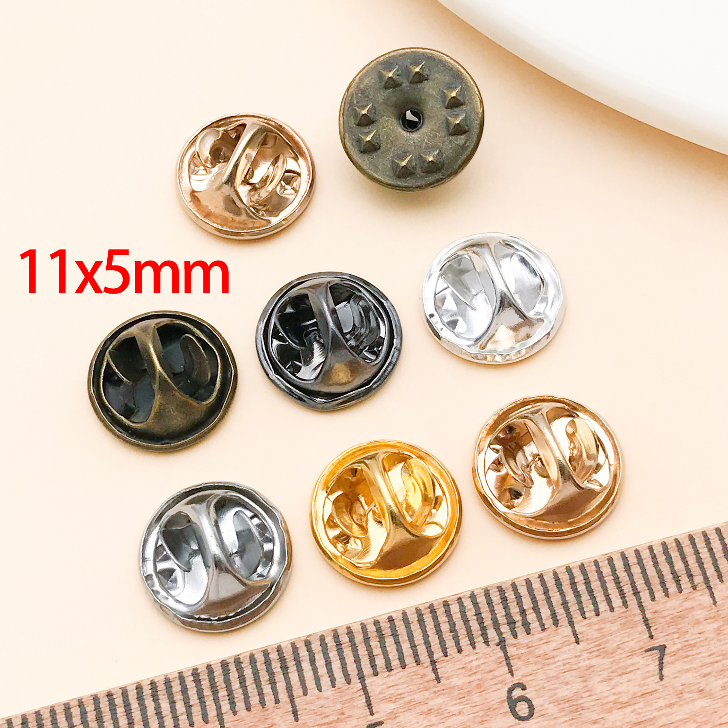 50pcs 8mm 11mm Pin+ Back Stabb – обзор и цена Embroidery Simple