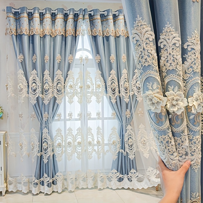 1pc Luxury Double-layer Europe – обзор и цена Embroidery Flower