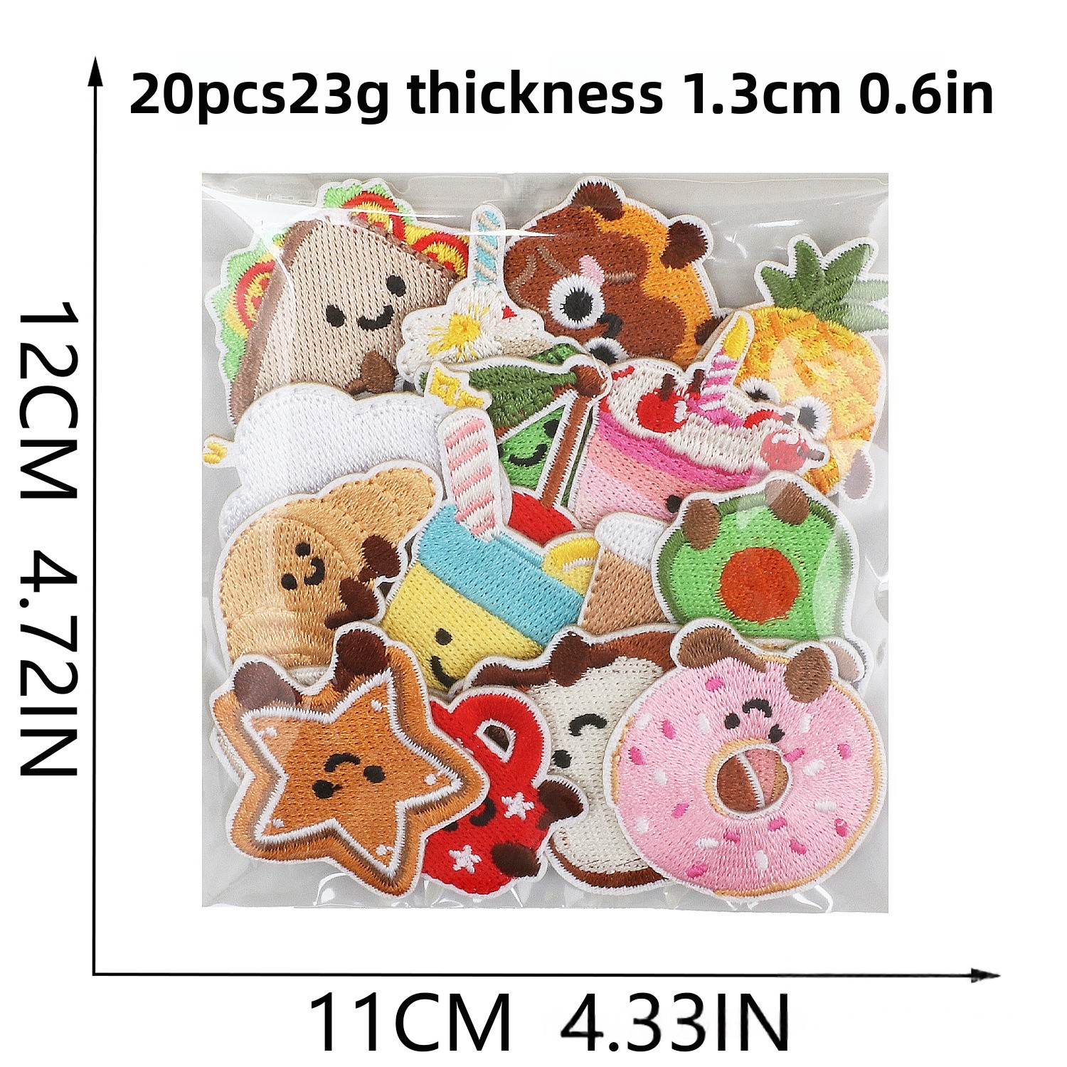 10/20Pcs Cute Dessert Embroide – обзор и цена Embroidery Egg