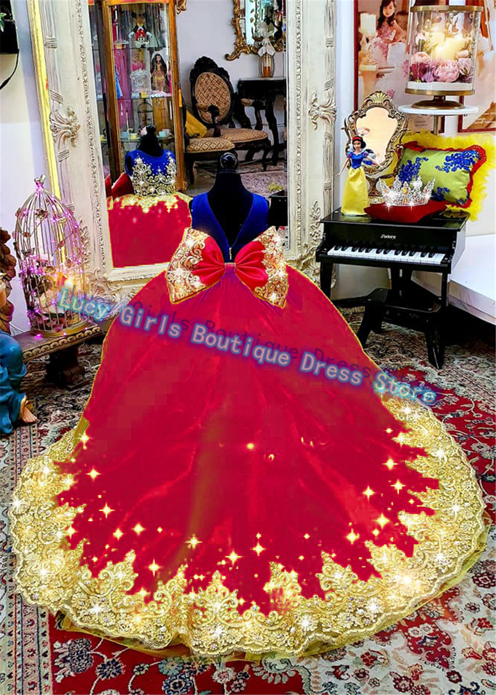 Luxuriously Yellow Flower Girl – обзор и цена Embroidery Yellow Dress