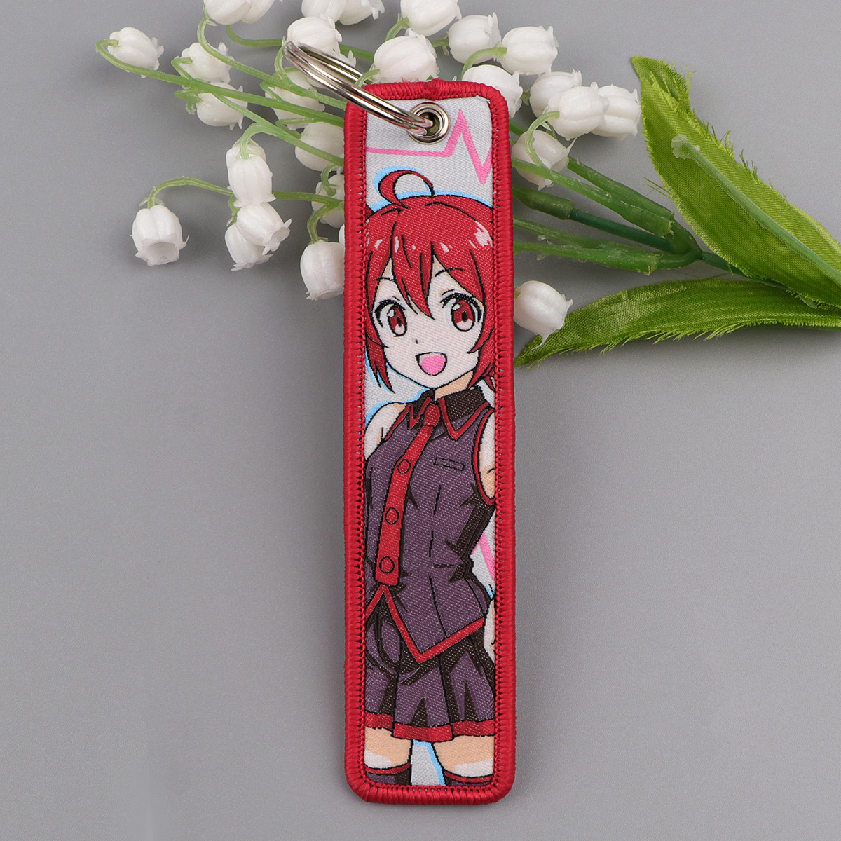 1PCS Cute Girl Embroidered Key – обзор и цена Embroidery Xmas