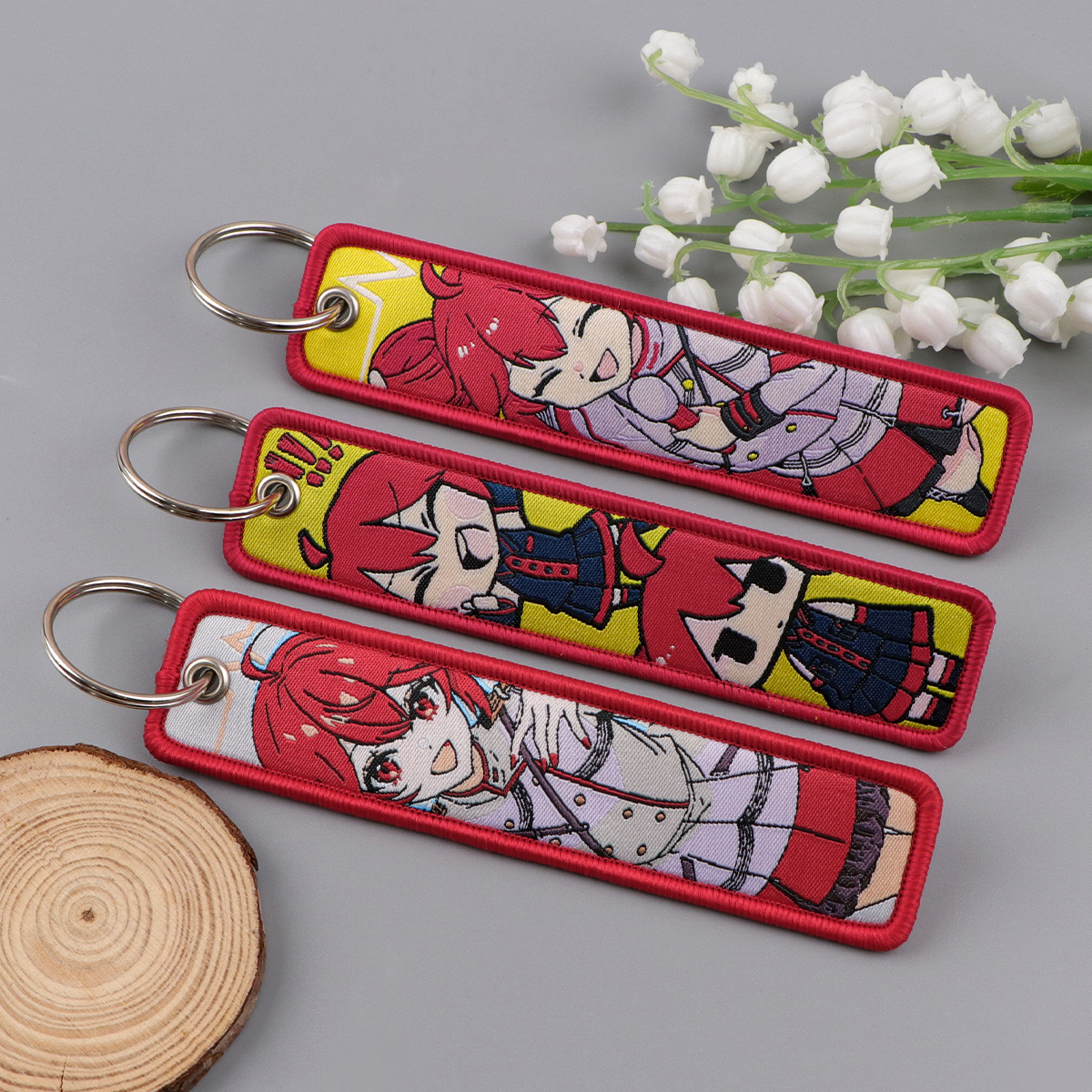 1PCS Cute Girl Embroidered Key – обзор и цена Embroidery Xmas