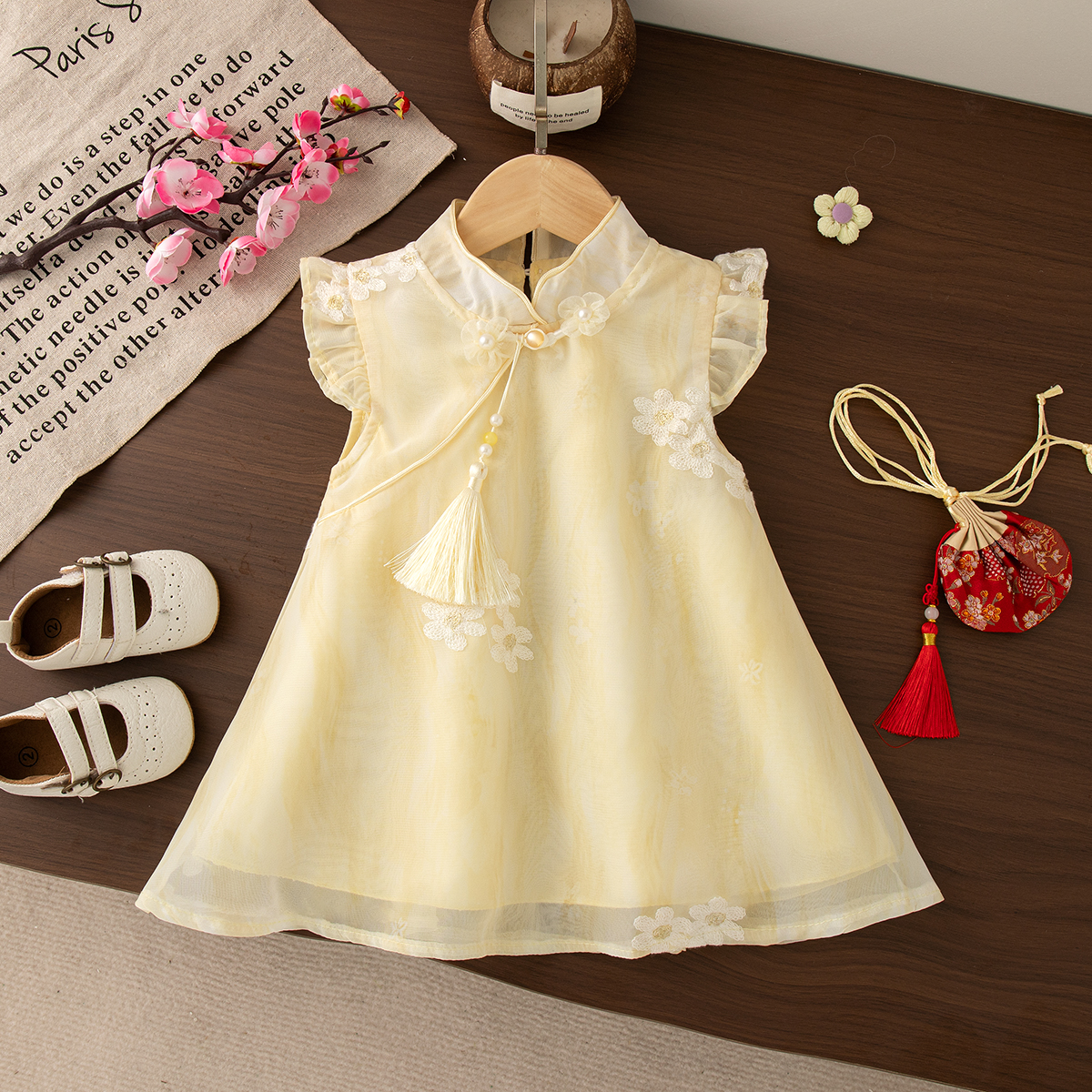 Summer New Baby Girl Yellow Dr – обзор и цена Embroidery Yellow Dress
