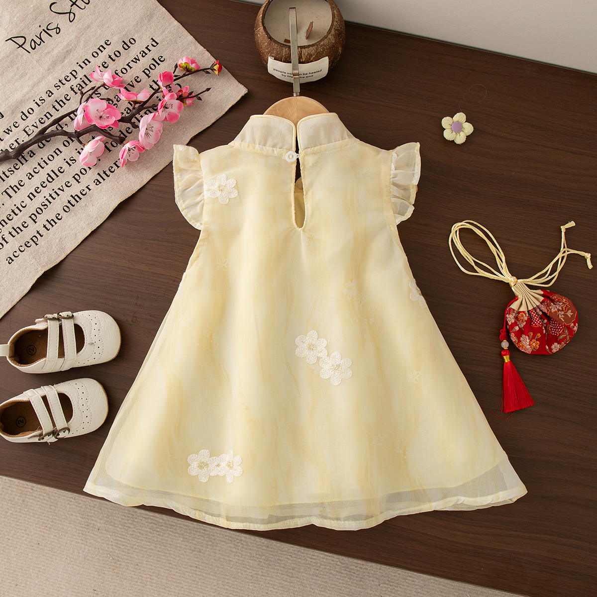 Summer New Baby Girl Yellow Dr – обзор и цена Embroidery Yellow Dress