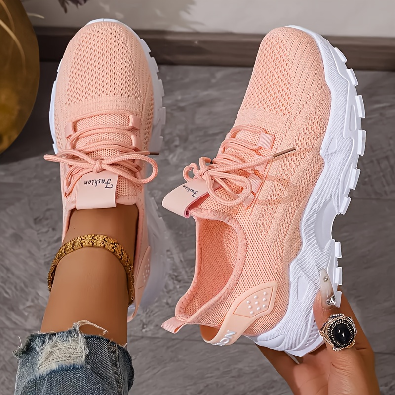 Breathable Knit Sneakers Fashi – обзор и цена Embroidery Cotton