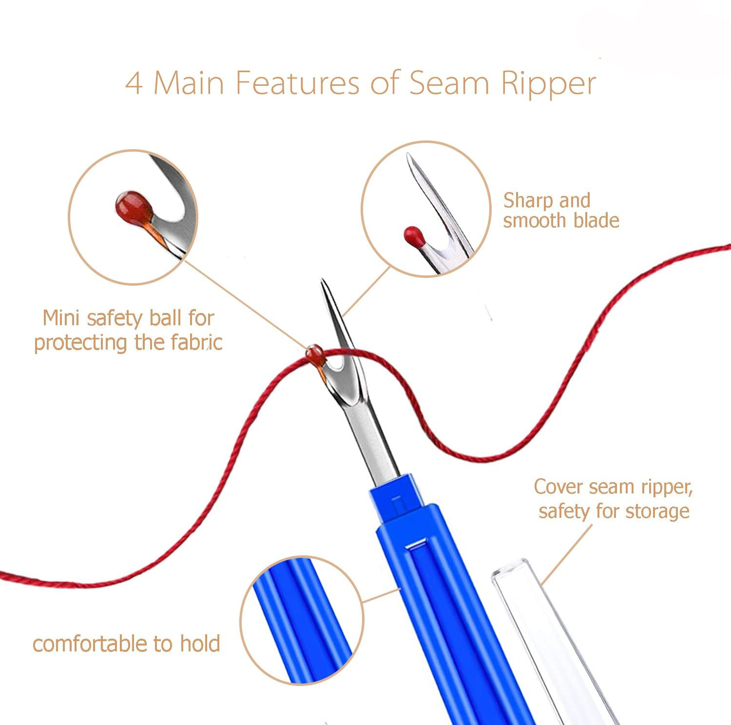 Sewing Seam Ripper Kit  Sewing – обзор и цена Embroidery Removal Tool