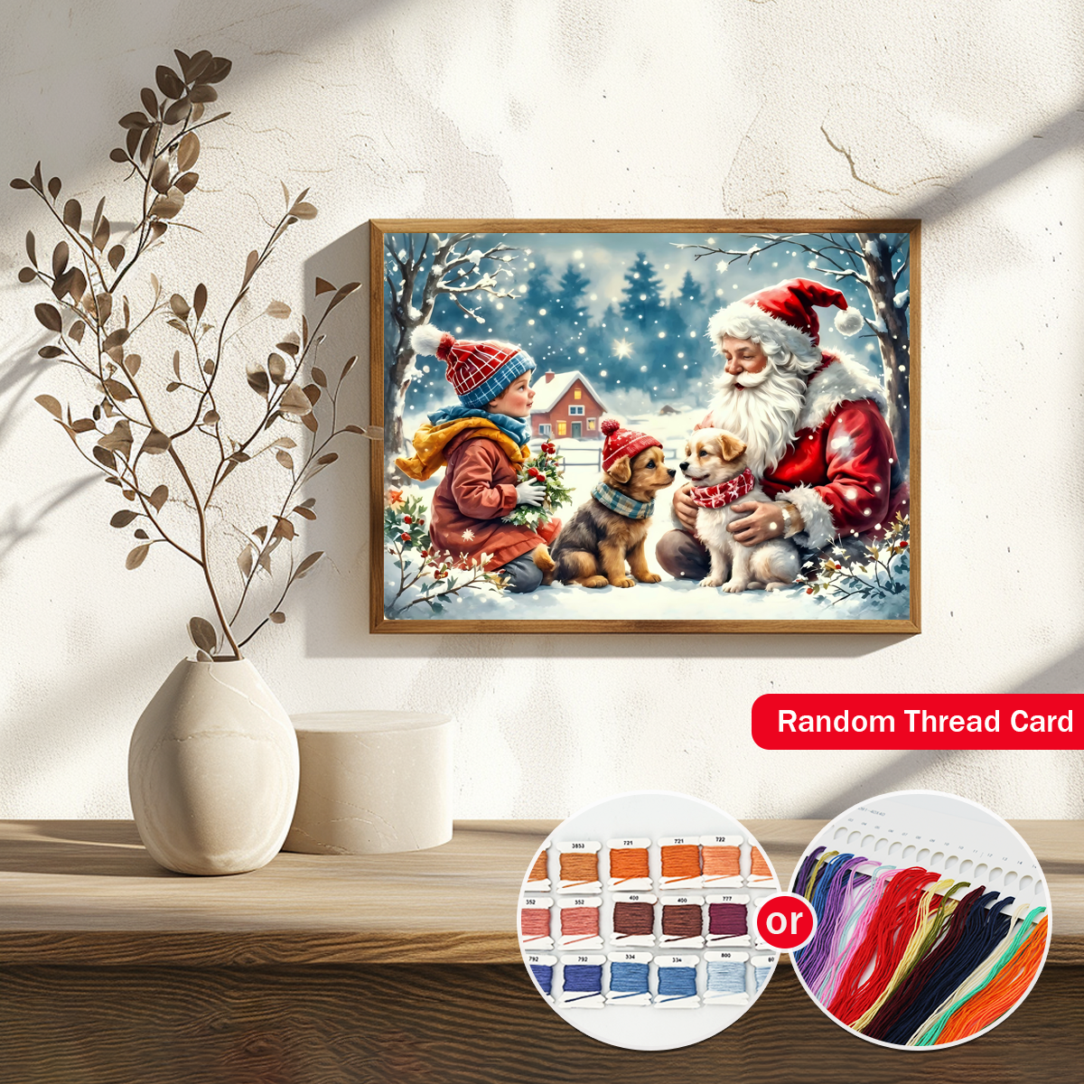 1 set of 30x40cm-11.8x15.7Inch – обзор и цена Embroidery Xmas