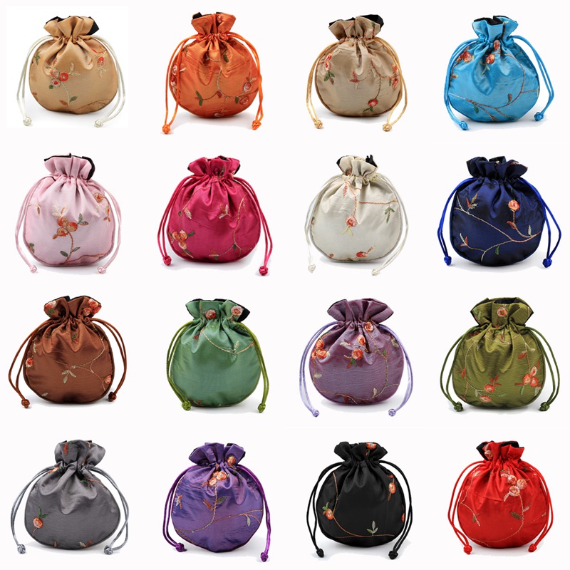 Silk Brocade Satin Drawstring  – обзор и цена Embroidery Xmas
